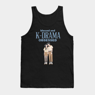 Blessed and K-Drama Obsessed Tank Top