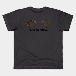Pit Bull Love Kids T-Shirt