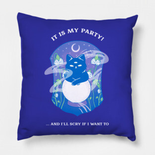 I will scry if I want to Psychic Clairvoyant Scrying Psychic Reader Light theme Pillow