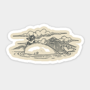 Whale Sticker