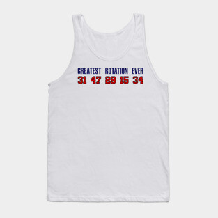 The Great Atlanta Braves Rotation of the 1990s - 1998 Tank Top