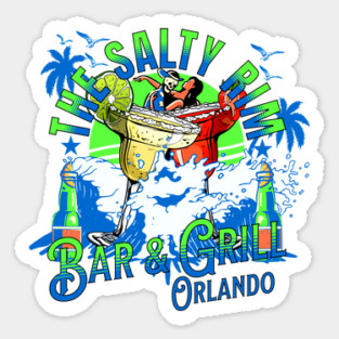 The Salty Rim Bar And Grill Orlando Resort Pool side Sticker