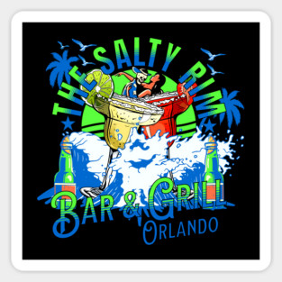 The Salty Rim Bar And Grill Orlando Resort Pool side Magnet