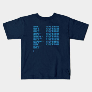Aliens – Crew Manifest Kids T-Shirt