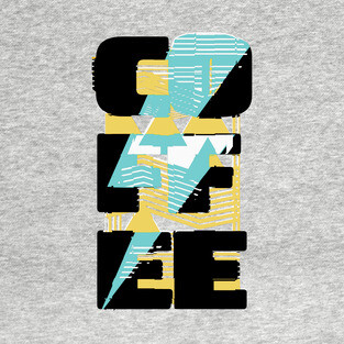 80s Style Coffee Bolt T-Shirt