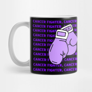 Purple Cancer Fighter, Cancer Survivor Mug