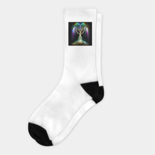 The Iridescent Tree of Life Socks