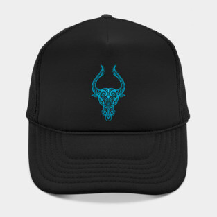 Blue Taurus Zodiac Sign Hat