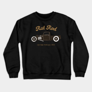 Rat Rod Vintage Hot Rod Crewneck Sweatshirt