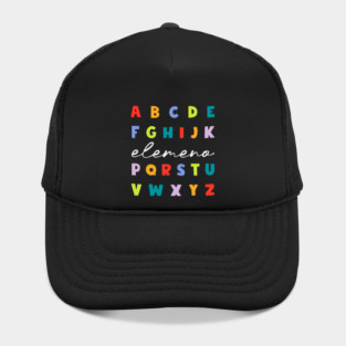 Elemeno Alphabet - Preschool Kindergarten - School Teacher Hat