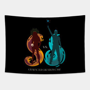 Necromancers VS Magical Girls Tapestry