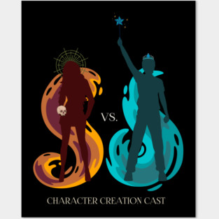 Necromancers VS Magical Girls Posters and Art