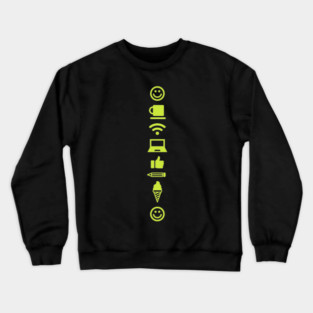 Daily Routine Starts With A Smile Crewneck Sweatshirt