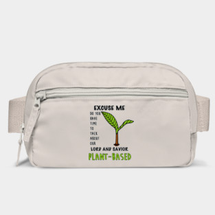 Funny Plant-Based Vegan Vegetarian Healthy Veganism Meatless Dairy Free Diet Herbivore Bag
