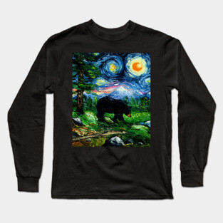 Smoky Mountain Night Long Sleeve T-Shirt