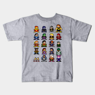 8-Bit Teenage Titans Kids T-Shirt