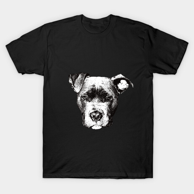 American Pit Bull - Pit Bull Christmas Gifts T-Shirt by DoggyStyles