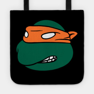 1988 TMNT Michelangelo Action Figure Head Tote