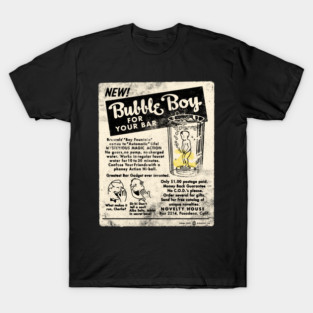 Retro Vintage Vintage Brussels Boy Fountain Bubble Boy For Your Bar Kitschy Drink Gadget T-Shirt