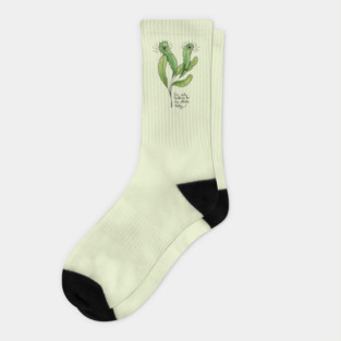 Funny Botanical Only Talking To My Plants Today Socks
