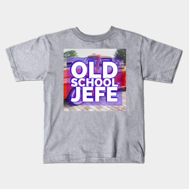 Old School Jefe Kids T-Shirt by The Painted Lines