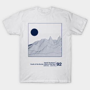 Haruki Murakami / Minimalist Style Graphic Artwork T-Shirt
