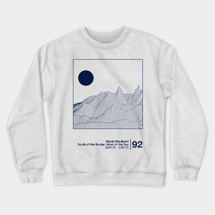 Haruki Murakami / Minimalist Style Graphic Artwork Crewneck Sweatshirt