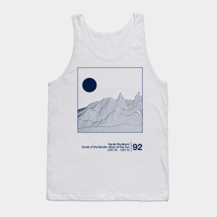 Haruki Murakami / Minimalist Style Graphic Artwork Tank Top
