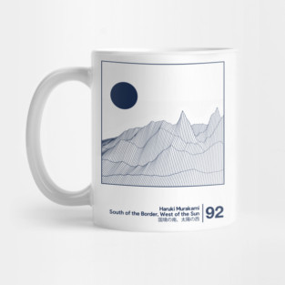 Haruki Murakami / Minimalist Style Graphic Artwork Mug