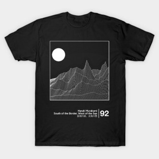 Haruki Murakami / Minimalist Style Graphic Artwork T-Shirt