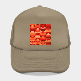 Sunset and Sunrise / Monochrome Geometry Hat