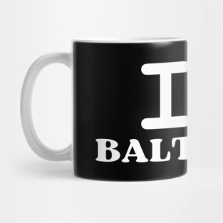 I Love Baltimore Crab Shellfish National Seafood Month Mug