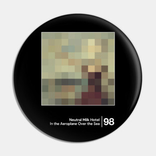 Neutral Milk Hotel / Minimal Style Graphic Artwork Pin