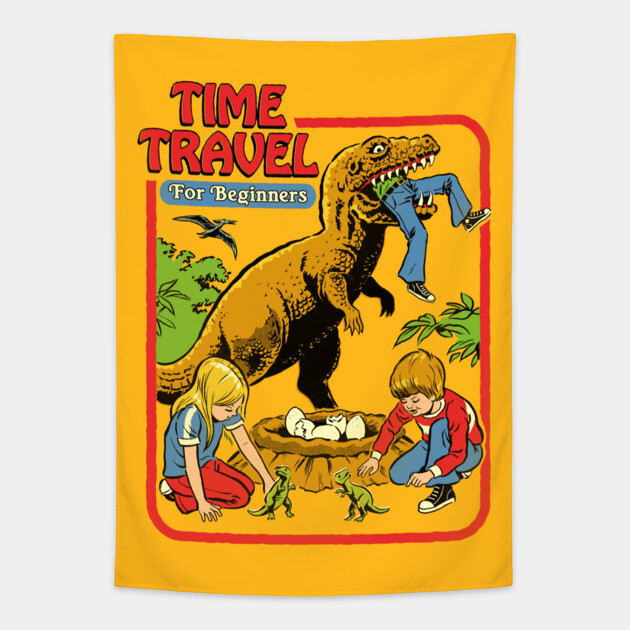 Time Travel For Beginners Tapestry by Steven Rhodes