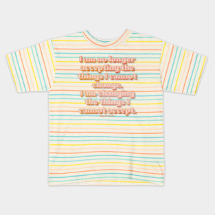 Angela Davis Quote Kids T-Shirt