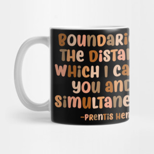 Prentis Hemphill “Boundaries” Quote Mug