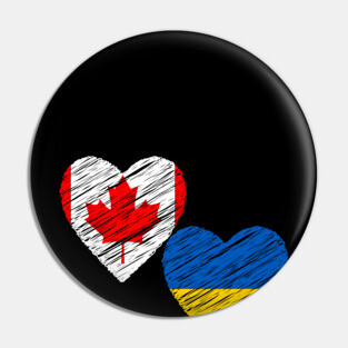 Canada support Ukraine Pin