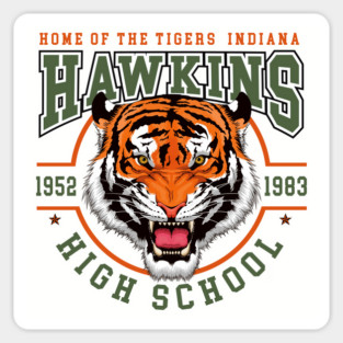 Hawkins High School Indiana Sticker