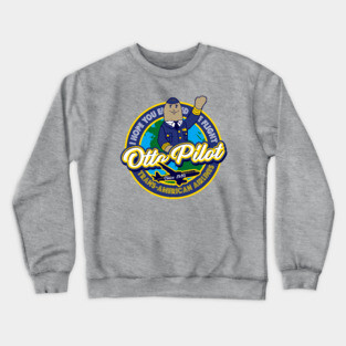 Otto Pilot Airplane Pilot Crewneck Sweatshirt