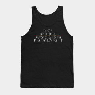 The Lost Boys - Gonna Have A Good Time Tonight Rock And Roll Music Gonna Play All Night INXS Tank Top