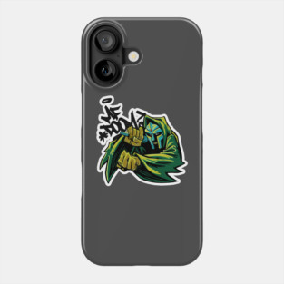 MF DOOM on the mic Phone Case
