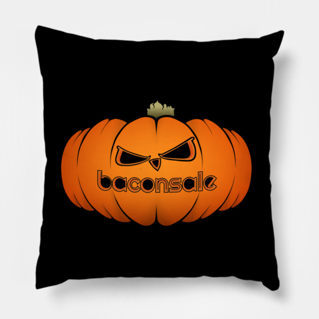 Baconsale Jack-O-Lantern Pillow by baconsale
