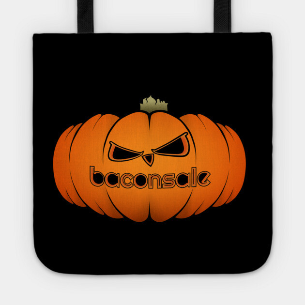 Baconsale Jack-O-Lantern Tote by baconsale
