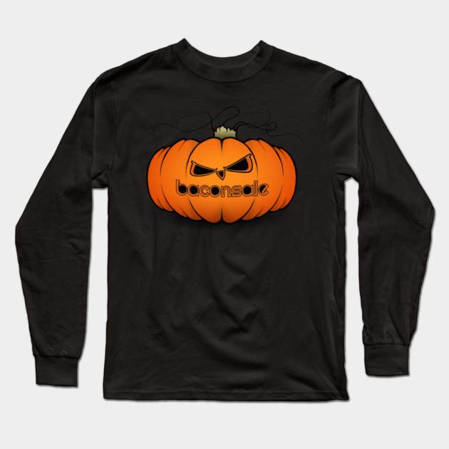 Baconsale Jack-O-Lantern Long Sleeve T-Shirt by baconsale
