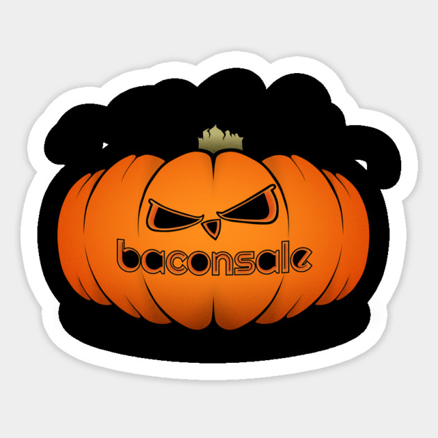 Baconsale Jack-O-Lantern Sticker by baconsale