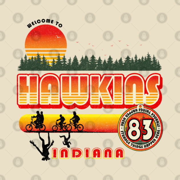 Welcome to Hawkins Indiana T-Shirt