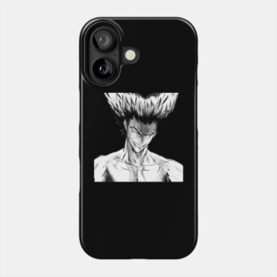 the mark of the wolves garou martial art expert in anime style ecopop in beast mode Phone Case