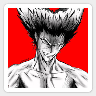the wolf hero hunter garou Sticker