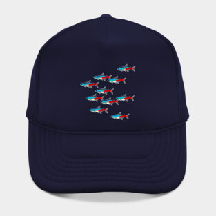 Neon Tetra School Hat