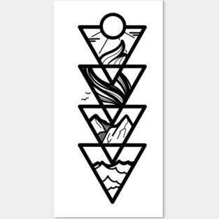 Elements Posters and Art